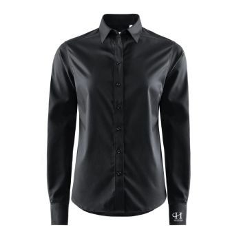 Plainton Non-Iron Shirt Dame Tailored Fit BLACK