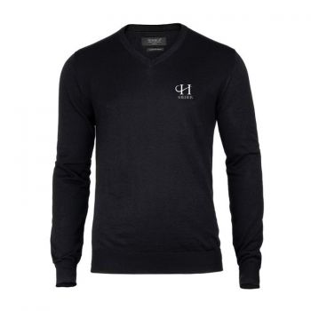 Ashbury v-hals Svart Herre